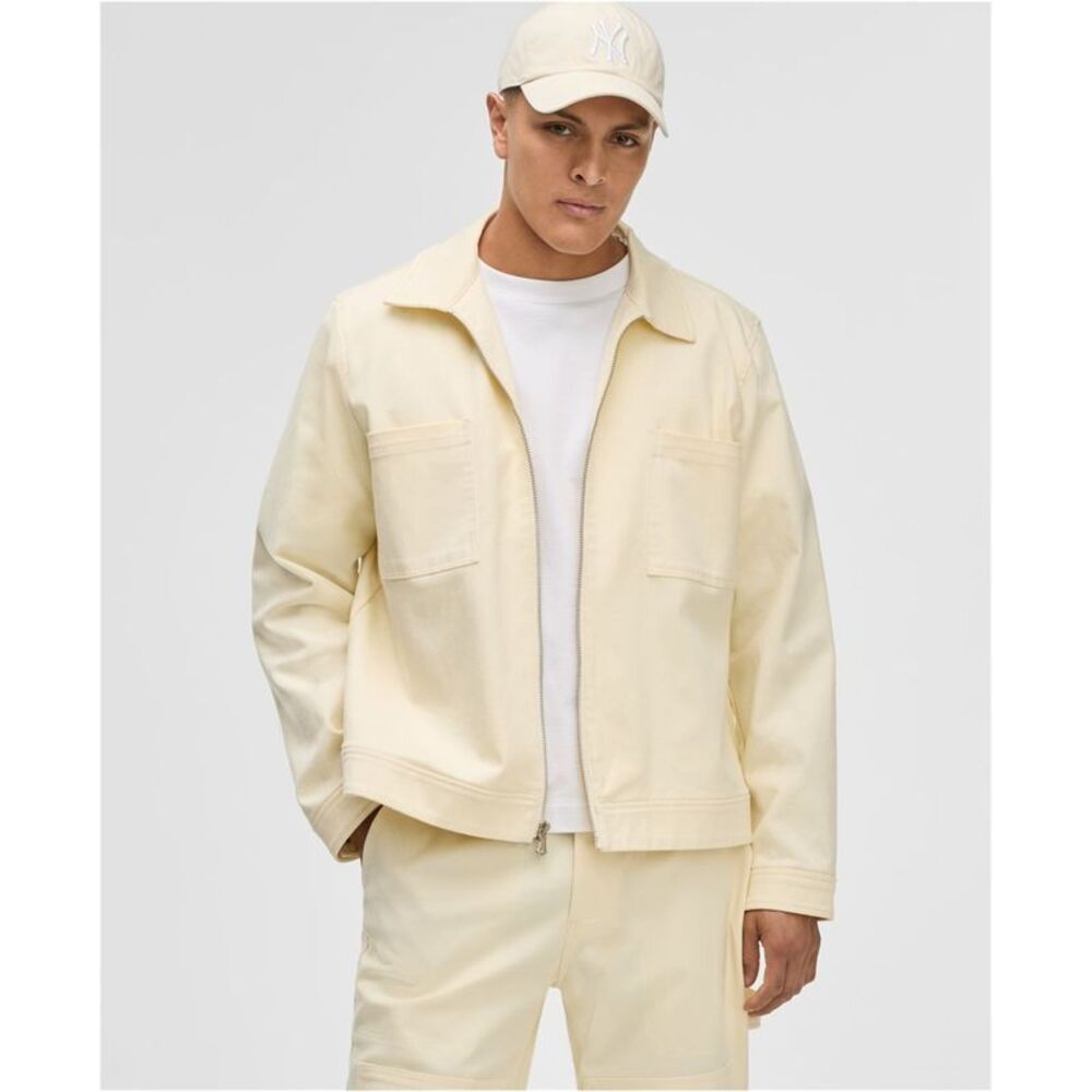 Mode Of One Mens Regular-Fit Twill Utility Jacket, NWT